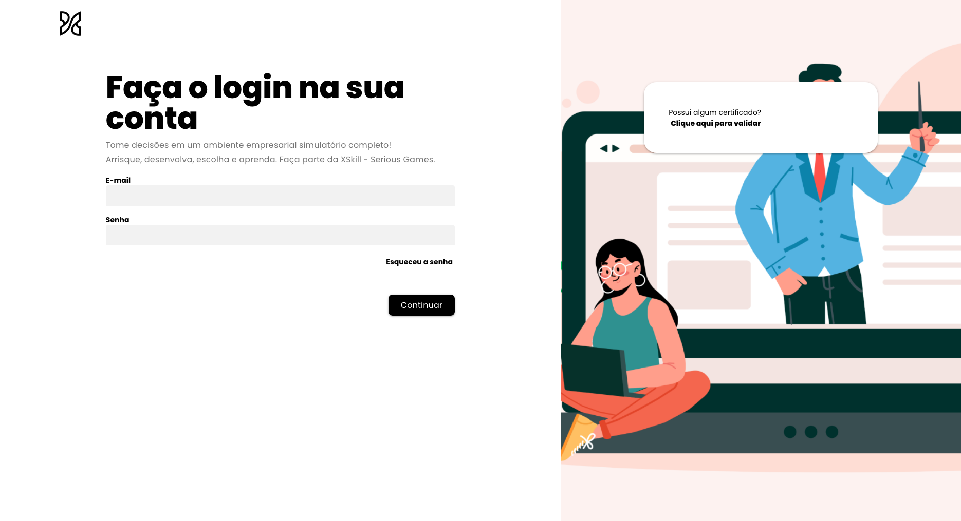 Home Page da Xskill